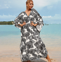 Nouvelle robe de vacances en bord de mer, jupe de plage, robe longue ample grande taille, maillot de bain, chemise pare-soleil à enfiler, vêtements pour femmes