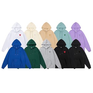 Sweat à capuche unisexe surdimensionné en molleton épais 100 % coton personnalisé avec motif brodé, populaire à <span class=keywords><strong>Paris</strong></span> - Product Image 1