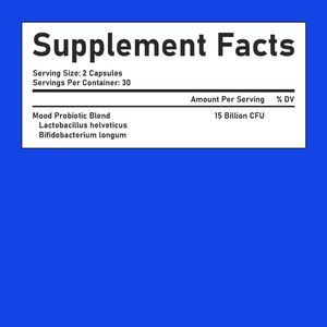 Capsules probiotiques de haute qualité contenant du Lactobacillus Helveticus pour favoriser une bonne humeur chez les femmes et les hommes – Capsules pour l'humeur des adultes - Product Image 2