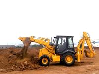 CLG775A Backhoe Loader Konstruksi Dengan Quick Coupler, Pilihan Aksesoris untuk Penggalian Parit & Pemuatan Material