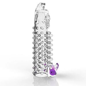 Mannelijke Kristallen Haan Ring - Delay Ejaculatie Transparante Penisring Groothandel Waterdichte Mannelijke Kristallen Ring - Product Image 1