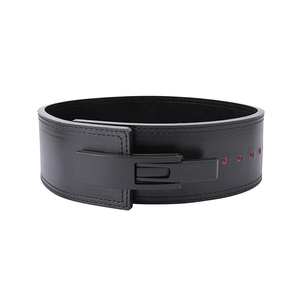 Wholesale Fitness Back Support Squat Weightlifting Powerlifting Weight Leather Lifting Lever Buckle Double Power <b>Belt</b> - Product Image 3