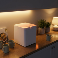 Nouveau composter électrique intelligent pour déchets de cuisine, silencieux, pour l'intérieur, machine à compostage alimentaire inodore, fabriqueur d'engrais, pour comptoir, usage domestique
