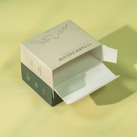 Boîte d'emballage de pilules pliable en papier avec logo de marque personnalisable, matériaux recyclés biodégradables, revêtement UV, laminage mat
