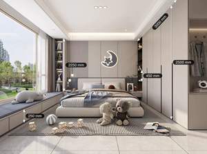 High Quality Modern <b>Single</b> Tatami Wood Desk with <b>Storage</b> Cabinet Good for Space Saving - Product Image 6