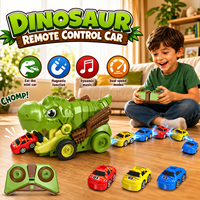 Nuevo Coche de Control Remoto 2.4G con Forma de Serpiente, Batalla para Dos Jugadores, Interacción Padres-Hijos, Coche Eléctrico de Dinosaurio, Juguete para Niños