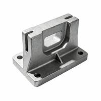 Bloc de montage en métal moulé de précision OEM en silice sol, support en acier moulé sur mesure pour machines d'ingénierie