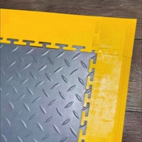 Dalles de sol en PVC Tianfu de 5 mm d'épaisseur, emboîtables, antidérapantes, pour garage, atelier, lavage de voitures, salle de sport