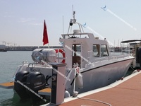 Bateau de travail en aluminium DK-WR de 11 mètres personnalisable, bateau pilote, bateau de débarquement avec certificat CE