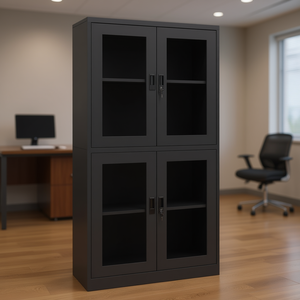 Armoire de bureau en acier anthracite 35,4x15,7x70,9 pouces, armoire de classement verrouillable pour usage de bureau - Product Image 2