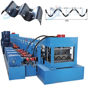 XJJCustomized Máquina de panel de protección de riel de protección automática de alta velocidad Máquina formadora de rollos de barandilla de carretera - Product Image 1