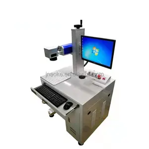 UV 20W 15w Glass wood Cosmetic box UV Laser Marking Machine / 10w 5w Water Cooling UV fiber metal laser engraving machine