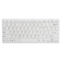 İngiltere İspanyolca 78-Key QWERTY Mini USB kablolu klavye teclado dizüstü Tablet oyun kullanımı için şık ince ve taşınabilir çok fonksiyonlu