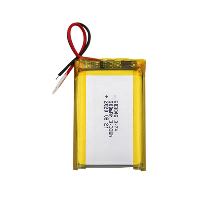 High Quality 3.7V Lipo Battery 603048 900mah Rechargeable Lithium Battery for GPS