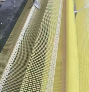 Bande de coin en maille de fibre de verre plastique 135g 4x4mm - Protection murale en plâtre anti-fissures pour projets de construction - Product Image 1