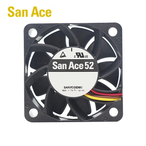 SANYO DENKI San Ace 9GA0512P7G001P 52*52*15mm <b>12V</b> <b>DC</b> 1.56W 0.13A 17.7CFM 7800rpm Server and Telecom Equipment Axial Cooling Fan - Product Image 1