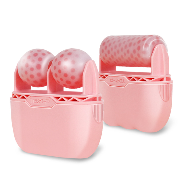NEW Hand Held Ice Roller Face Massager V Shaped Mini Portable with Face Lift & Anti-Puffiness for Face Skin