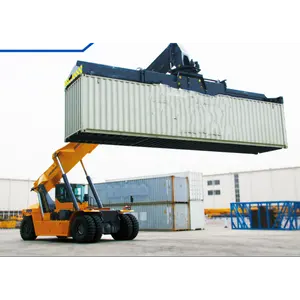 Dizel konteyner lojistik makineleri 45ton Reach Stacker XCS4531K limanlarda kullanılır