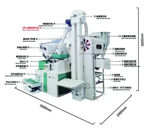 Portable small rice milling machine with whitening adjust rice mill made in japan China