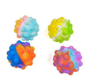 3D Pop Party Stress palle di decompressione sensoriale Fidget palla da spremere giocattoli per bambini <span class=keywords><strong>e</strong></span> <span class=keywords><strong>autismo</strong></span> in Silicone - Product Image 4