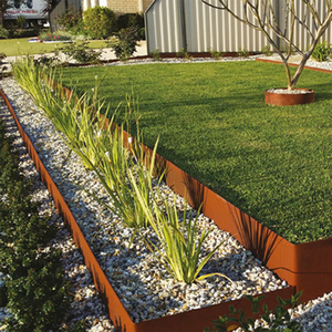 Bordure de jardin en acier Corten de haute qualité pour l'aménagement paysager - Product Image 6