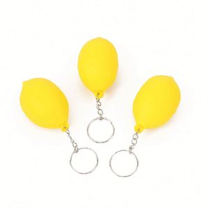 Porte-clés publicitaire en PU avec logo personnalisé, balles anti-stress de marque - Product Image 1