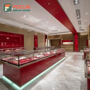 Exhibidores de Vidrio Templado para Joyería de Lujo Personalizados, Vitrina de Vidrio para Tienda de Marca - Product Image 1