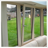 Nouvelle conception de fenêtres et de portes en PVC imperméables, fenêtre coulissante à double vitrage en PVC avec stores intégrés