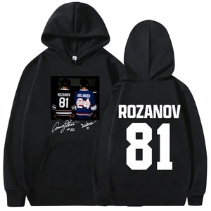 Heated Rivalry Ilya Rozanov 81 Vintage 3D Effect Tie-Dye Polyester Long Sleeves Hoodie for Man's Spring 2025 Fashion