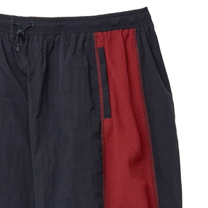 Mens Casual <b>Mesh</b> Panel Polyester Track <b>Pants</b> Custom-made Print Drawstring Waist Color Block Design Windbreaker <b>Pants</b> Breathable - Product Image 4