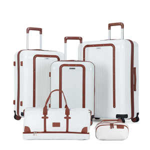 Emay Nuovo Set di Valigie di Lusso in ABS PC, <span class=keywords><strong>Bagaglio</strong></span> <span class=keywords><strong>a</strong></span> <span class=keywords><strong>Mano</strong></span> e Borse <span class=keywords><strong>da</strong></span> <span class=keywords><strong>Viaggio</strong></span> per Donna - Product Image 1