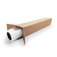 Rouleau de film DTF de haute qualité en gros, 60 cm x 100 m, double face, micron premium 75 µm, film PET DTF à pelage à chaud