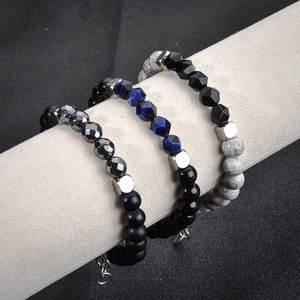 <span class=keywords><strong>Bracelet</strong></span> en cristal de tourmaline noire brute naturelle pierre de guérison bracelets en quartz rose de tourmaline pour hommes - Product Image 6