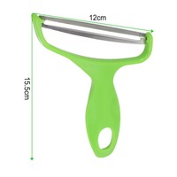 Dunschiller Groenten Fruit Rvs Rvs Kool Raspen Salade Aardappel Snijmachine Keuken Accessoires Kookgereedschap Brede Mond