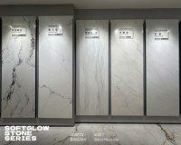 Carreaux muraux en céramique de pierre artificielle personnalisés, dalles de pierre frittée, mosaïque de pierre frittée