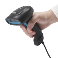 Lecteur de codes-barres 1D portable RS232/USB/COM avec fonctionnalité QR Code pour entrepôt, bureau et supermarché - En stock