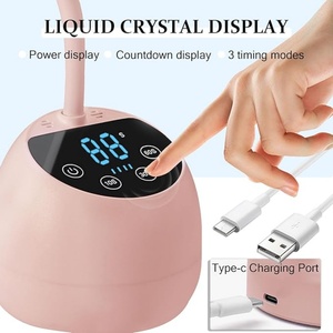 Lampe à ongles UV LED 36W Mini sans fil, séchage rapide, capteur automatique, col de cygne, portable, USB, pour gel UV - Product Image 6