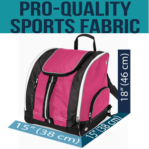 Roller Ice Hockey Skate <b>Backpack</b> Genuine Leather Detachable Strap Waterproof Storage Characters 36-<b>55L</b> Capacity for Ice Hockey - Product Image 6