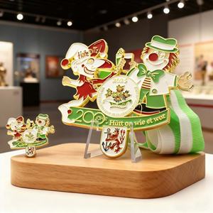 เหรียญรางวัลงานรื่นเริงพิมพ์โลโก้ตามสั่ง ผลิตจากโลหะผสมสังกะสี เคลือบผิวด้วยเทคนิคเคลือบเงา 3 มิติ เหรียญฟีเอสต้า ของที่ระลึกงานเทศกาล - Product Image 5