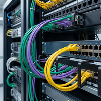 Câble de raccordement réseau Cat5e UTP non blindé FTP SFTP blindé avec connecteur RJ45