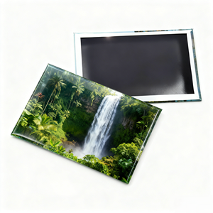 Custom Graphic City Architecture Souvenir Refrigerator Decor Gift Wholesale Metal <b>Fridge</b> Magnet - Product Image 5