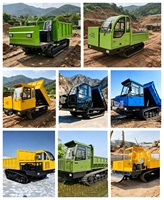Dumper compact sur chenilles diesel 4x4 de 2 tonnes, homologué CE Euro 5, neuf, avec conduite à gauche, pour vergers
