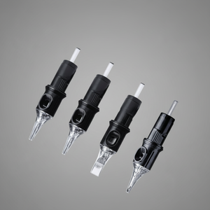 Cartouche d'aiguilles de tatouage jetables professionnelles en acier inoxydable stériles pour maquillage permanent (PMU) et art corporel (sourcils) - Product Image 1