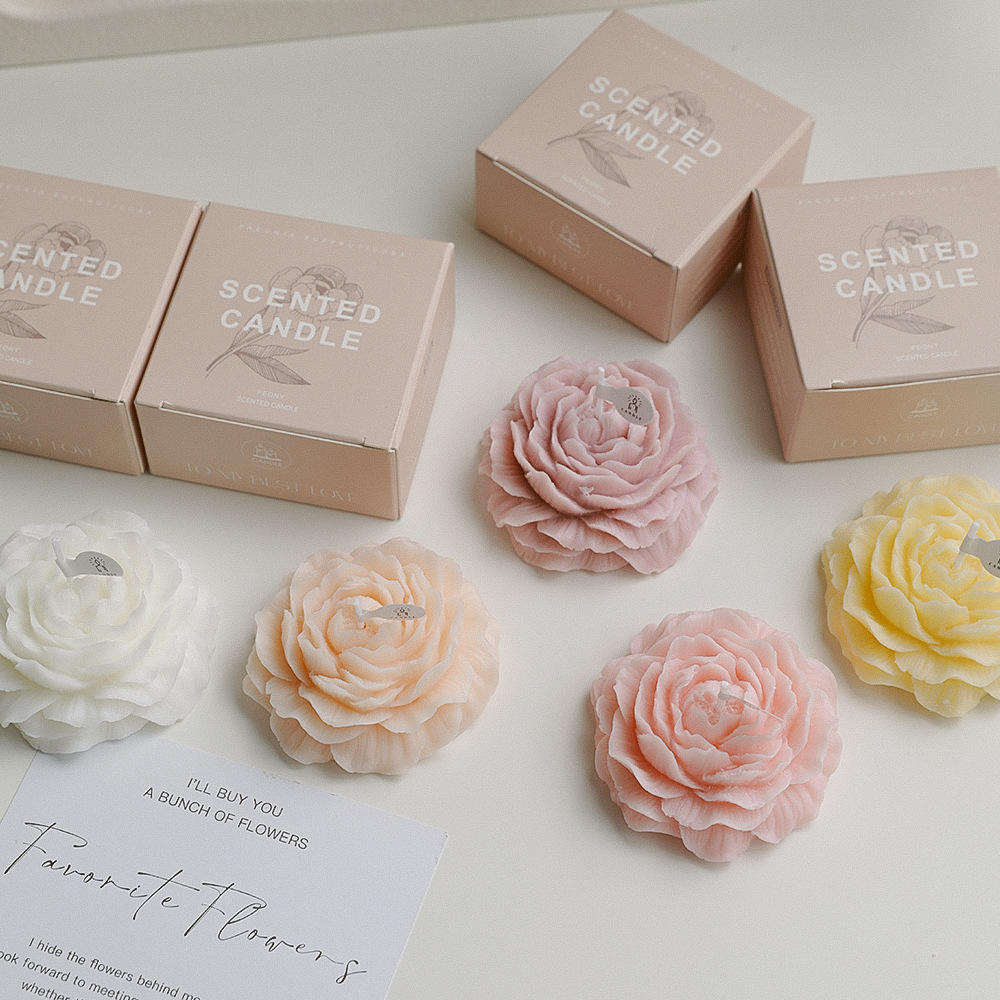 2025批发创意牡丹香花形状蜡烛感恩节复活节和父亲节假期| Alibaba.com