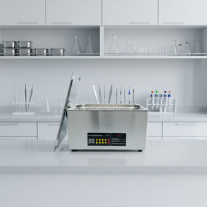 Machine de nettoyage électrique <span class=keywords><strong>à</strong></span> <span class=keywords><strong>ultrasons</strong></span>, nettoyeur <span class=keywords><strong>à</strong></span> vibrations haute fréquence, réservoir de 10L, 80KHz, en acier inoxydable 304, pour bijoux et <span class=keywords><strong>lunettes</strong></span> - Product Image 1