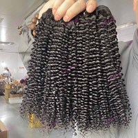 SDD Pixie Bouclés Paquets de Cheveux Humains 15A Vendeurs de Cheveux Bruts à Donateur Unique Super Double Dessiné Paquets de Pixie Curl Vietnamien Brut