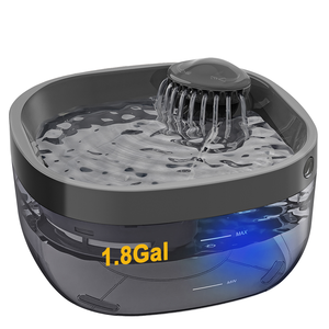 Extra Large 1.8gal 7L Eco-Friendly Charge Multi Pet Dog <b>Water</b> Bowl <b>Dispenser</b> Safe Pump Smart <b>Automatic</b> Dog <b>Water</b> Fountain Filter - Product Image 1