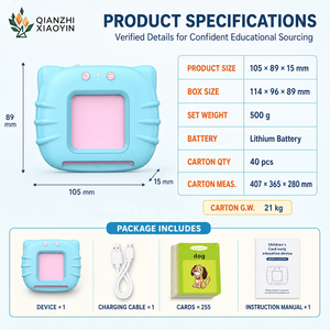 Machine de lecture parlante bilingue pour enfants, anglais-espagnol, 255 cartes, 510 <span class=keywords><strong>mots</strong></span>, 31 thèmes, accent américain, jouet éducatif - Product Image 6