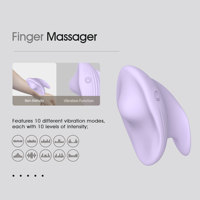 WINYI WYN0884 BETTY Vibrator für Frauen IPX7 Wasserdicht Flüssiges Silikon Klitoris-Stimulator Multi-Vibration USB Sexspielzeug