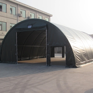 Tente <span class=keywords><strong>de</strong></span> <span class=keywords><strong>stockage</strong></span> en tissu pour bâtiment arqué, abri d'entrepôt industriel avec porte enroulable pour l'agriculture et le <span class=keywords><strong>stockage</strong></span> <span class=keywords><strong>de</strong></span> véhicules - Product Image 5